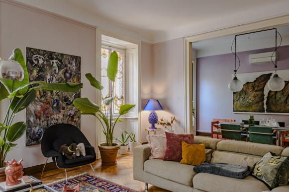 Appartamento a Milano in stile bohemian jungle