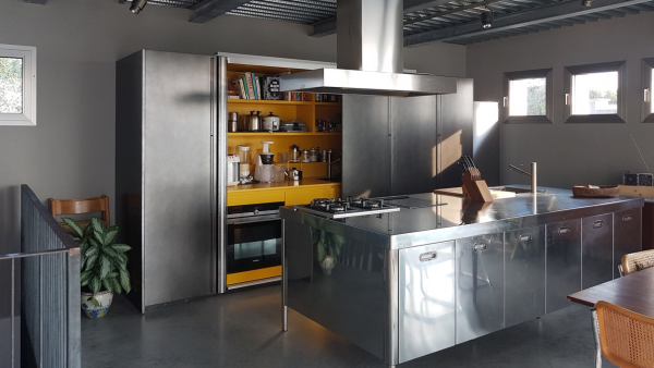 Scopri qui l'attico Terek La cucina a isola dell'attico Terek