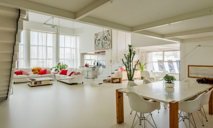 Zona living Loft Clusia a Milano Zona living loft a Milano