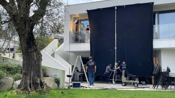 Produzione di Meglio Alge alla villa Mediterraneo