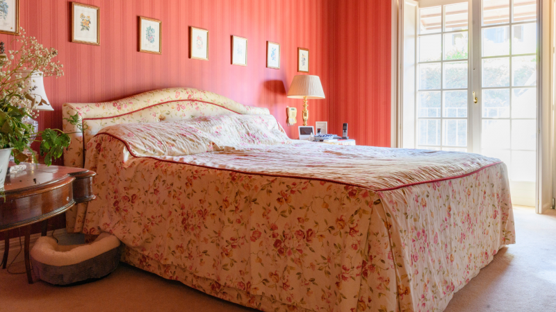 Camera da letto rosso Natale