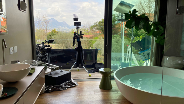 Shooting in villa