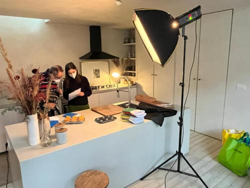 Uno shooting fotografico in cucina