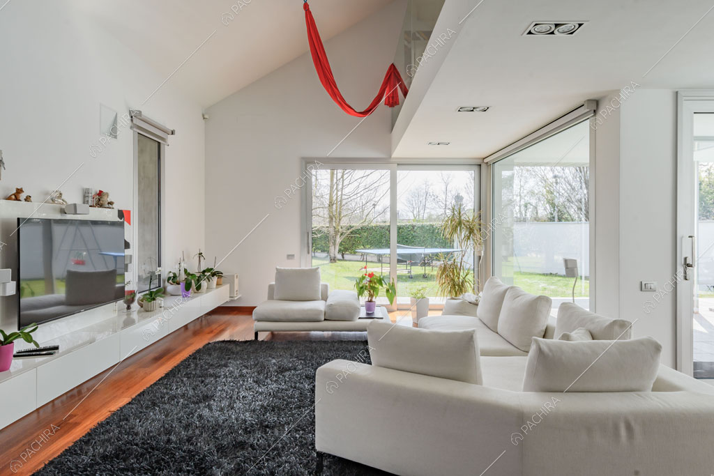 Sala della villa Lilium, location in stile moderno in Provincia di Milano