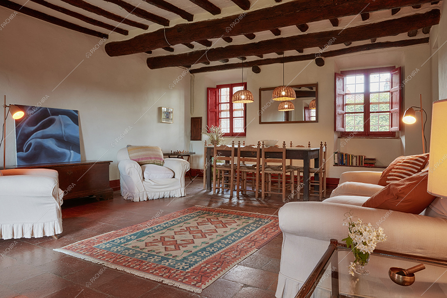Sala della masseria Mincio, location in stile rustico a Lucca