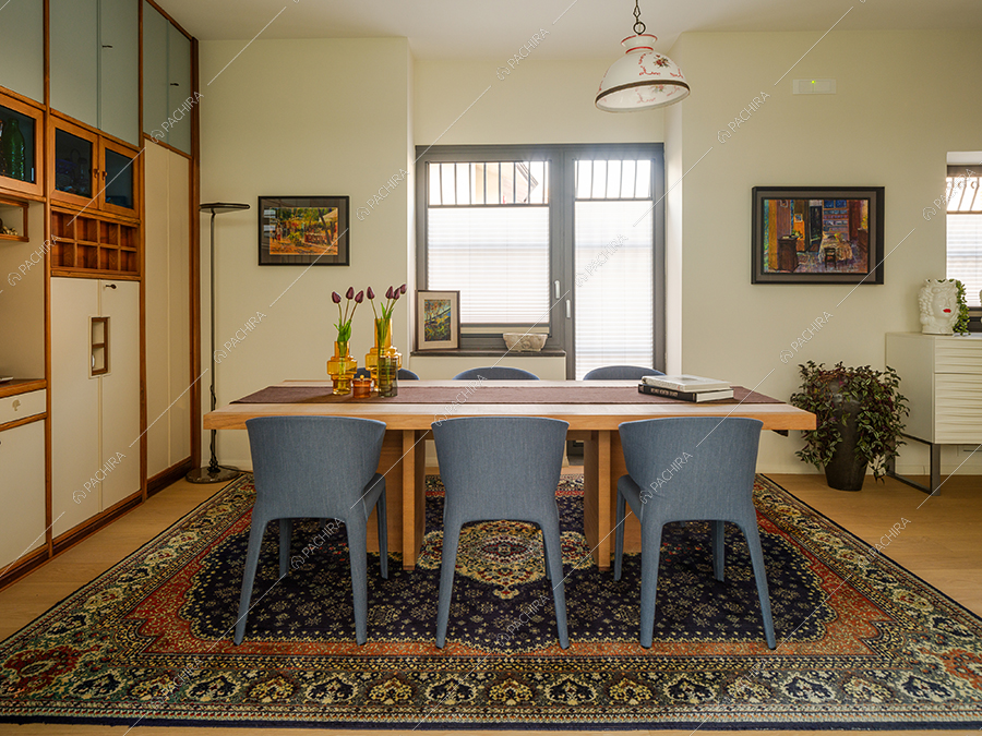Sala da pranzo della villa Pece, location in stile moderno a Caserta