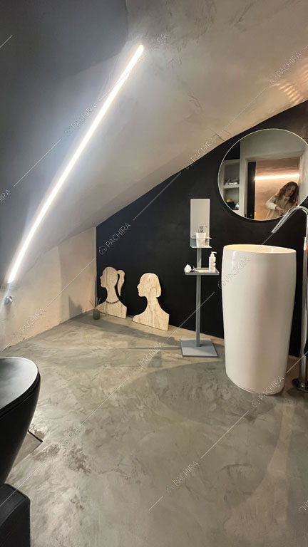 Bagno della villa Andesine, location in stile moderno a Roma