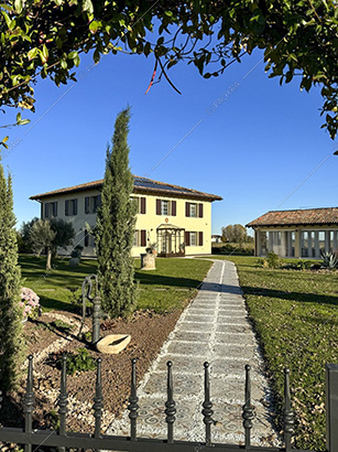 Esterni del casale Celebes, location in stile rustico a Bologna