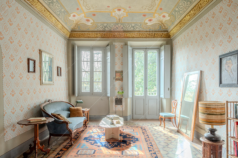 Salotto della dimora storica Westerlies, location in stile contemporaneo a Pavia