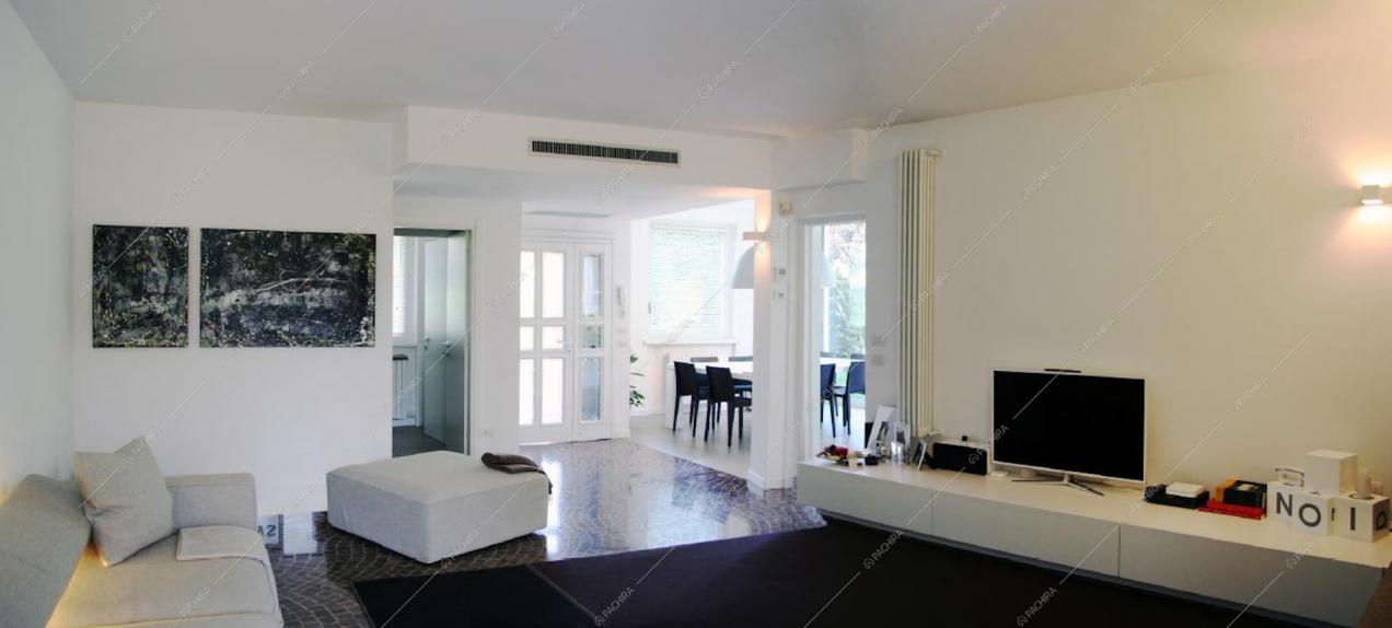 Salotto della location Lavanda, villa moderna per shooting a Milano