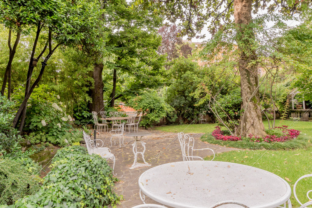 Giardino della villa Palma, location in stile classico a Milano