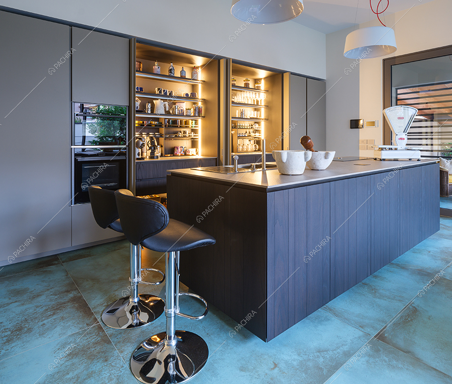 Cucina della villa Pece, location in stile moderno a Caserta