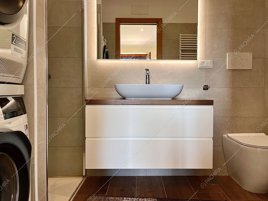 Bagno della villa Altun, location in stile contemporaneo a Roma