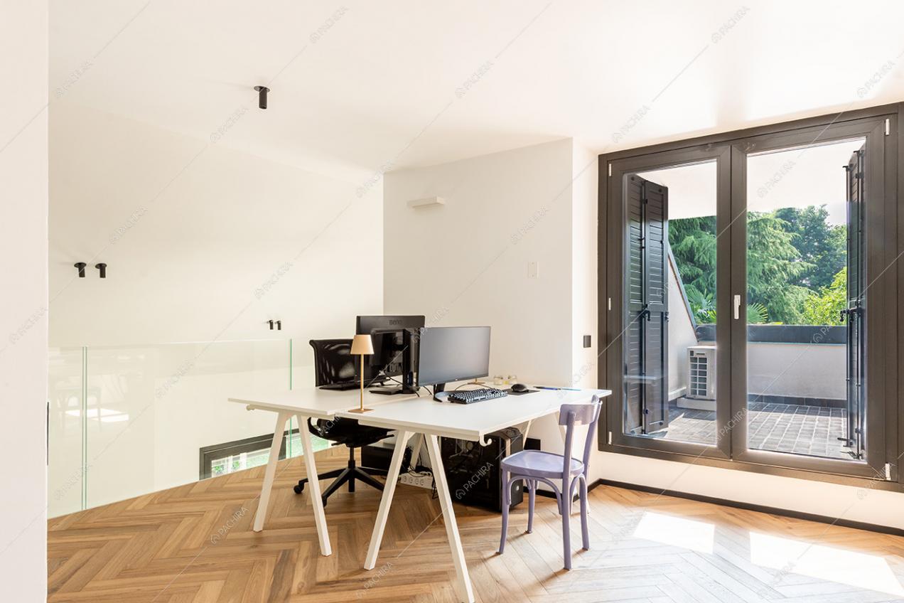 Studio della villa Guadiana, location in stile moderno a Como