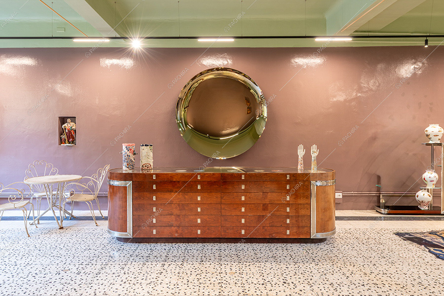 Sala dell'espositivo Magdalena, location in stile vintage a Milano