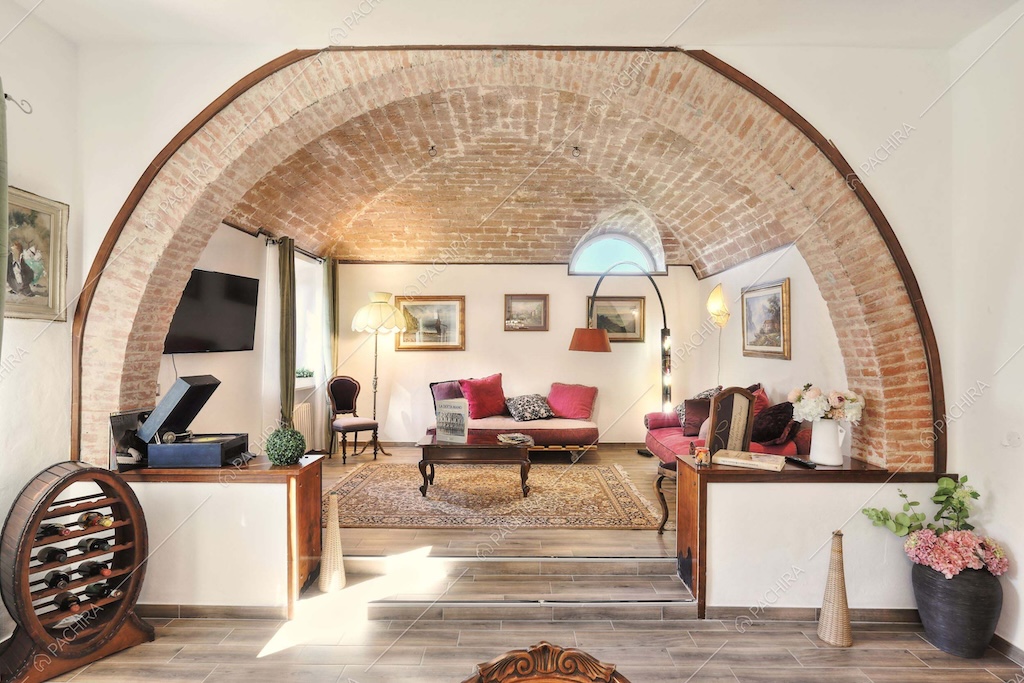 Zona living della dimora storica Denali, location in stile classico a Pisa