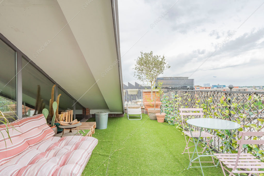 Terrazza del loft Cardamomo, location in stile contemporaneo a Milano