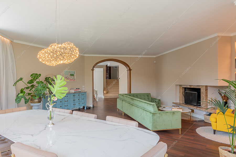 Sala della villa Gange, location in stile contemporaneo a Milano