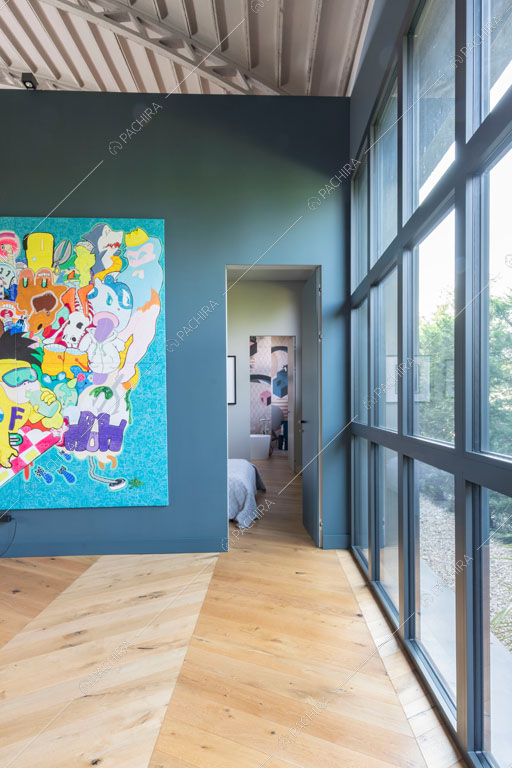 Sala del loft Danubio, location in stile contemporaneo a Brescia