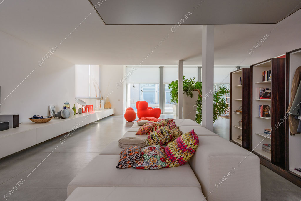 Sala del loft Inula, location in stile contemporaneo a Varese