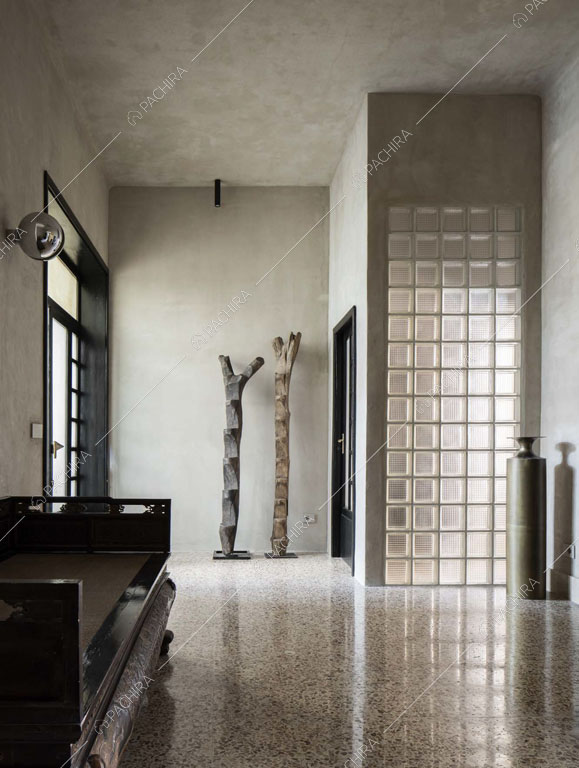Ingresso del loft Reno, location in stile contemporaneo a Reggio Emilia