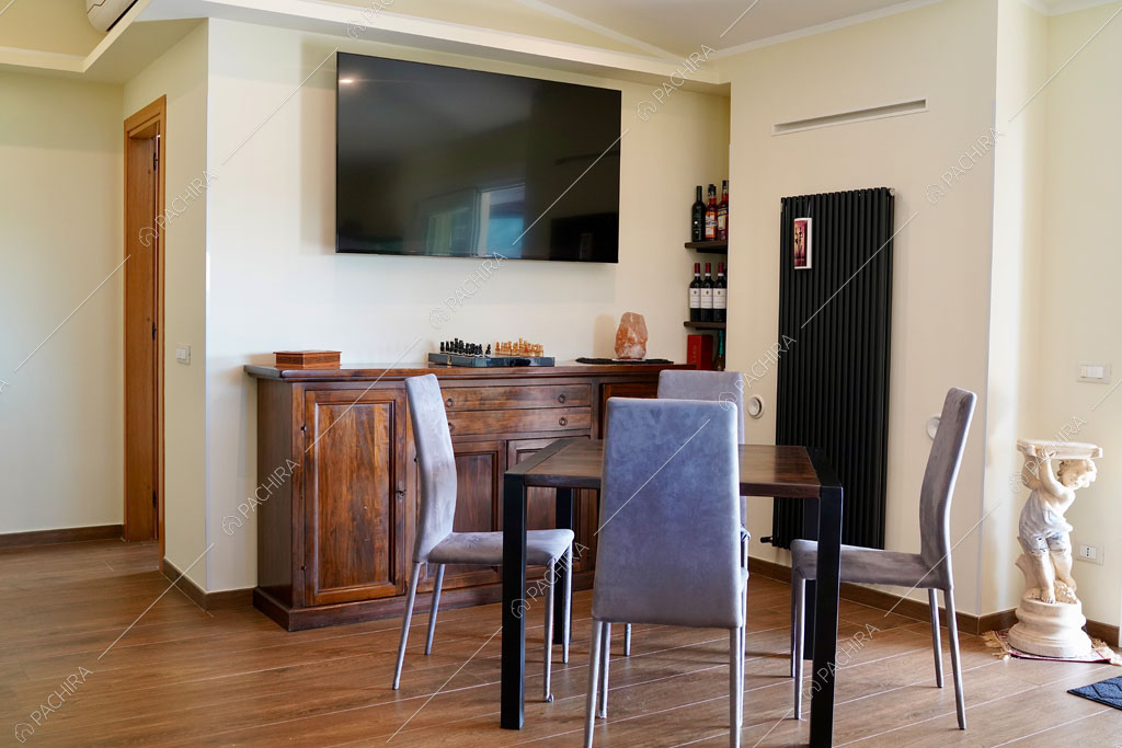 Atrio della villa Altun, location in stile contemporaneo a Roma