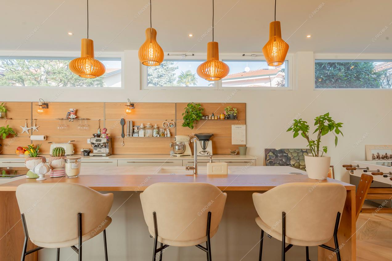 Cucina della villa Brenta, location in stile moderno a Milano