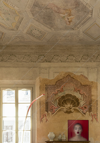 Sala dell'appartamento Cajà, location in stile moderno a Mantova
