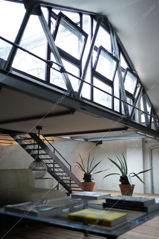 Sala del loft Reno, location in stile contemporaneo a Reggio Emilia
