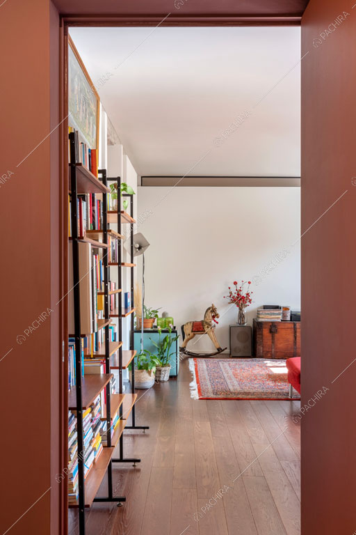 Zona living della location Castagno, appartamento in stile contemporaneo a Milano