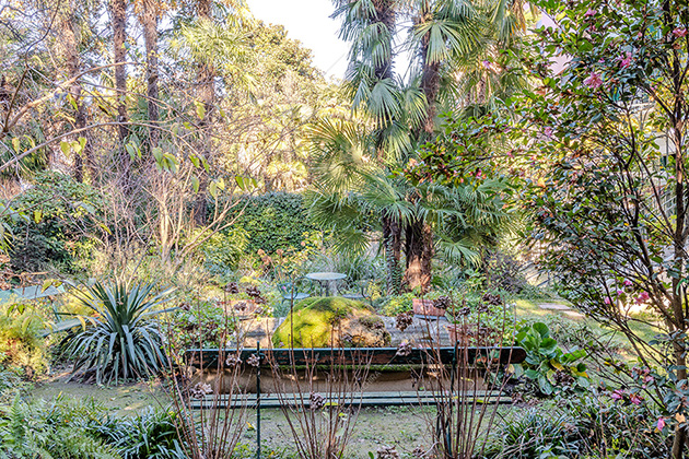 Esterni della villa Yamase, location in stile liberty a Milano