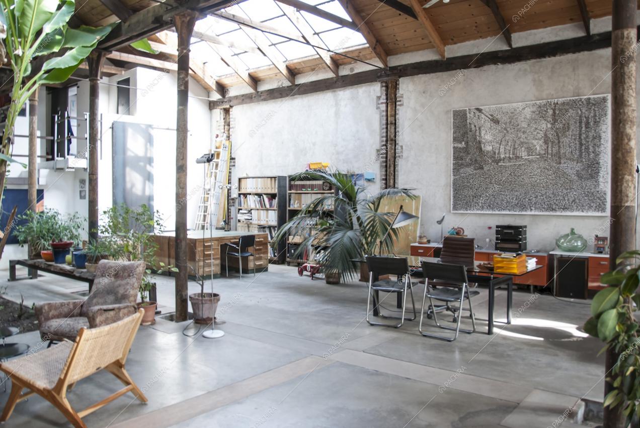 Ampi spazi in stile industriale