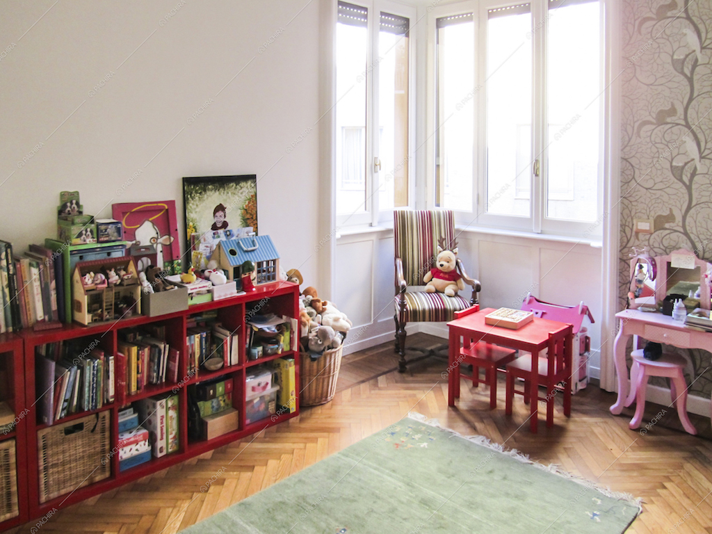 La camera dei bambini in stile vintage