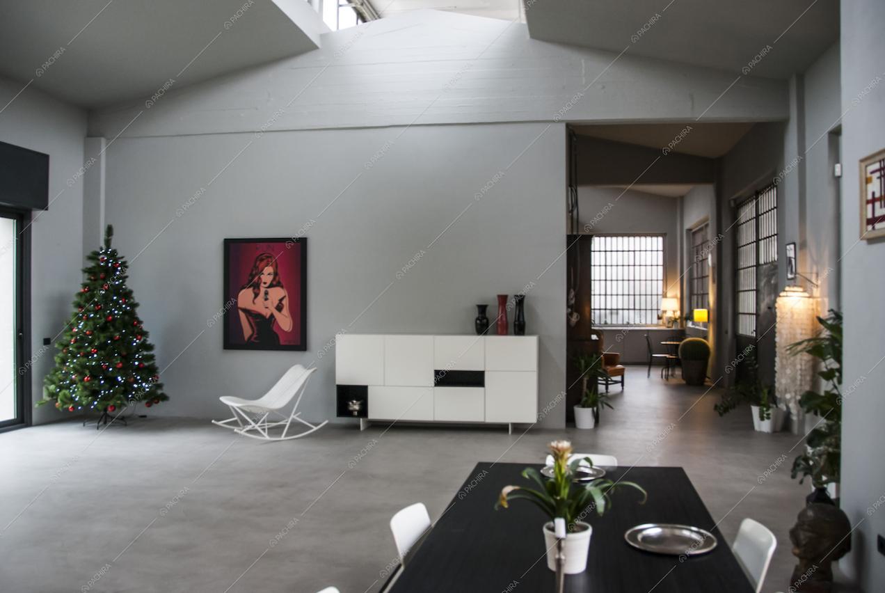 Il salotto del loft Erica