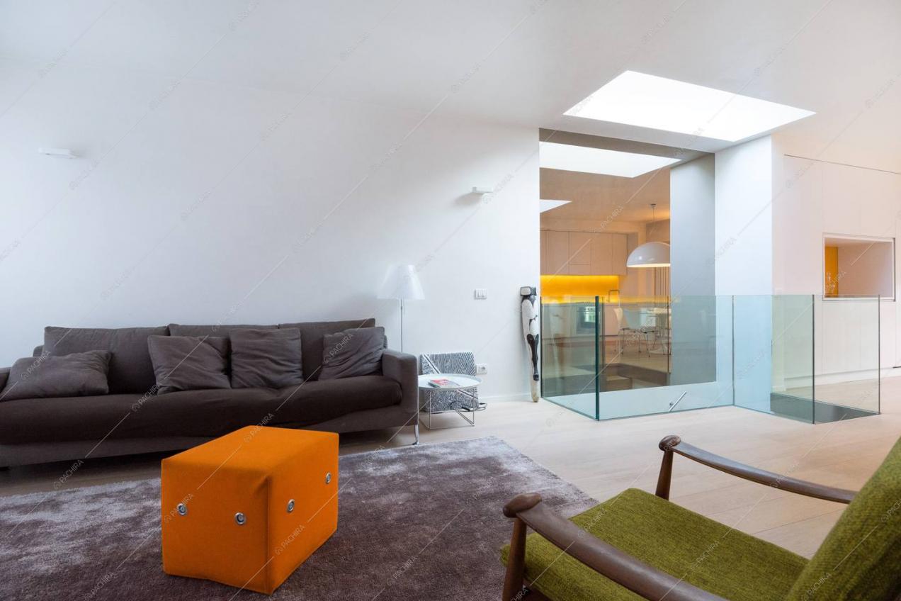 Il salotto del loft