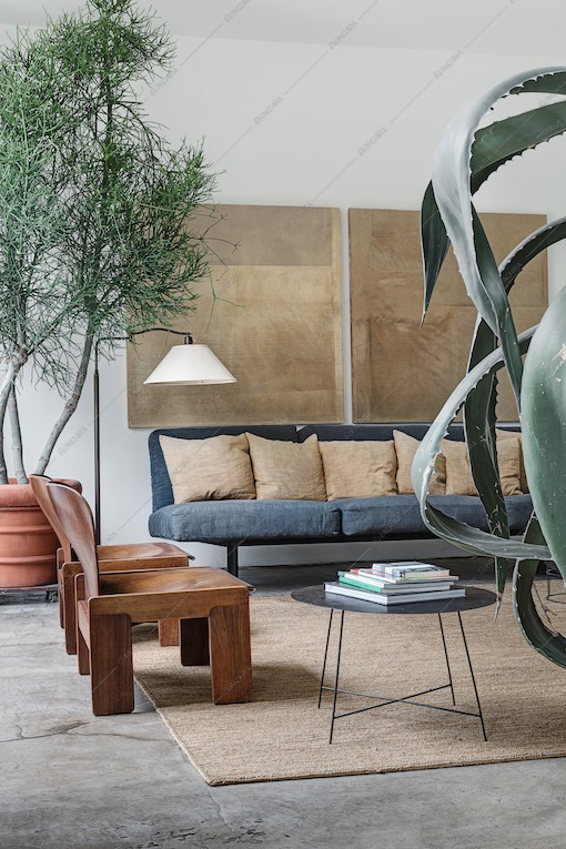 Salotto di design di questo Loft a Milano