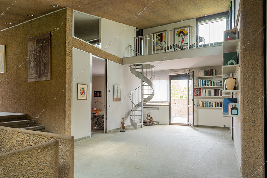 Sala della villa Noce, location in stile vintage a Milano