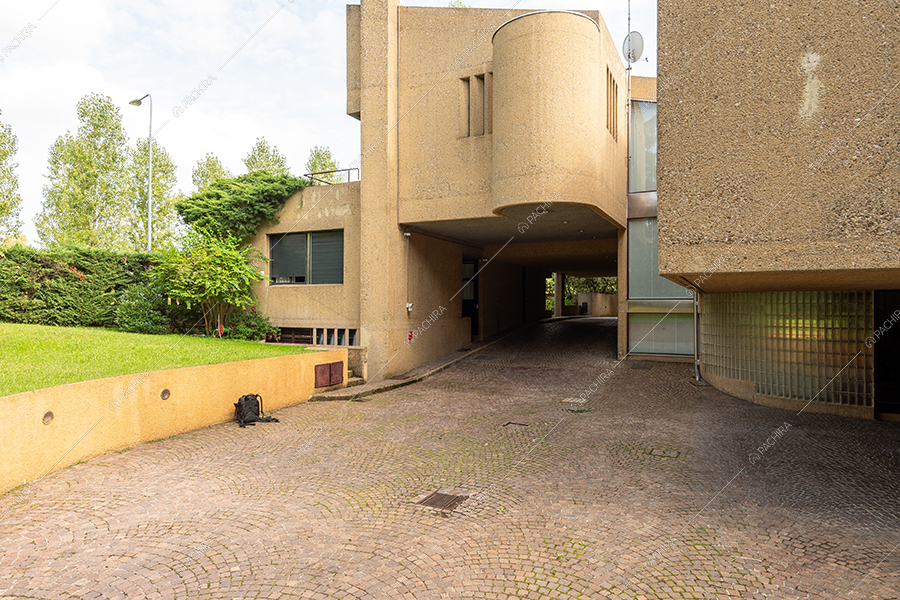 Esterni della villa Noce, location in stile vintage a Milano