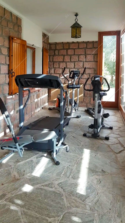 Palestra dello chalet Betel, location in stile rustico a Lecco