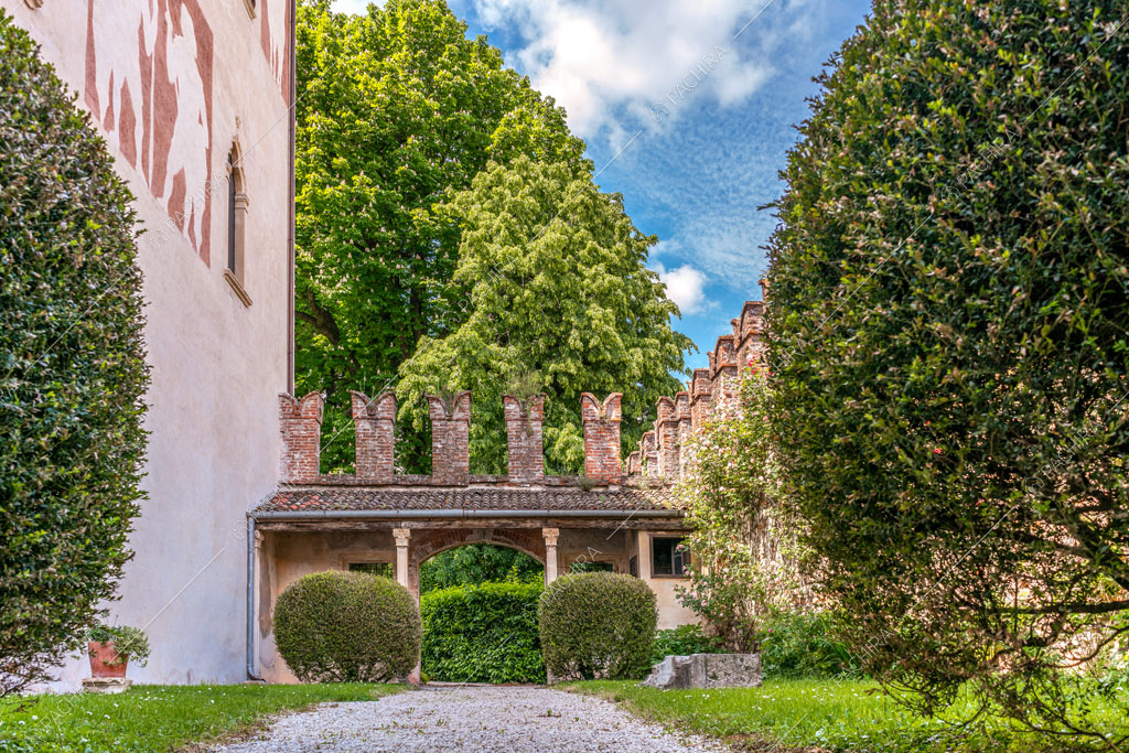 Giardino della dimora storica Visayan, location in stile classico a Vicenza