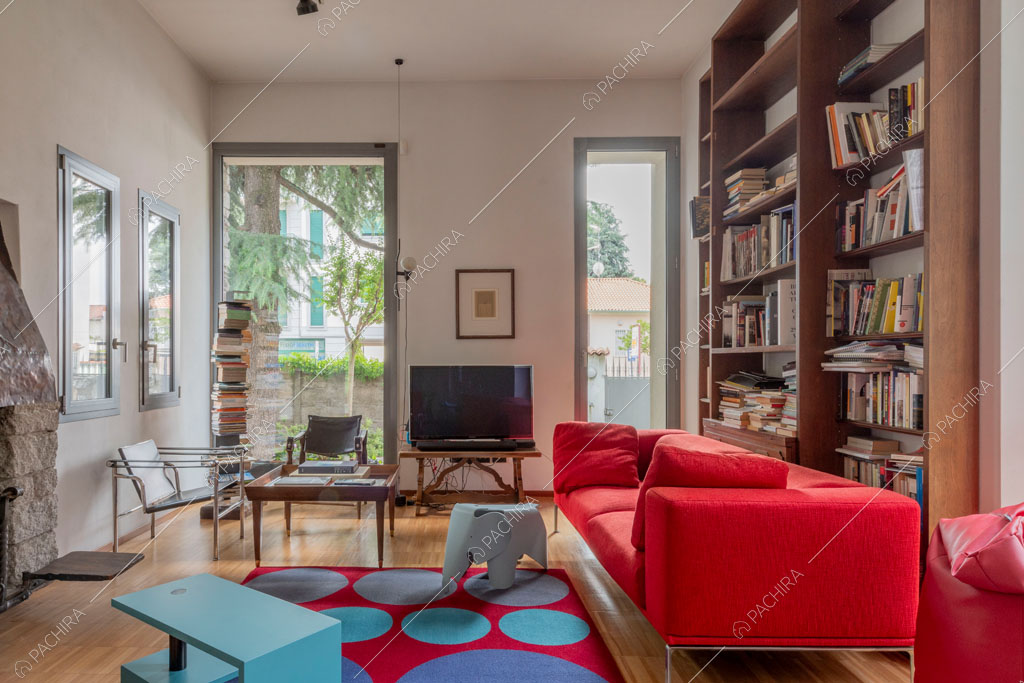 Sala della villa Wisteria, location in stile moderno a Milano