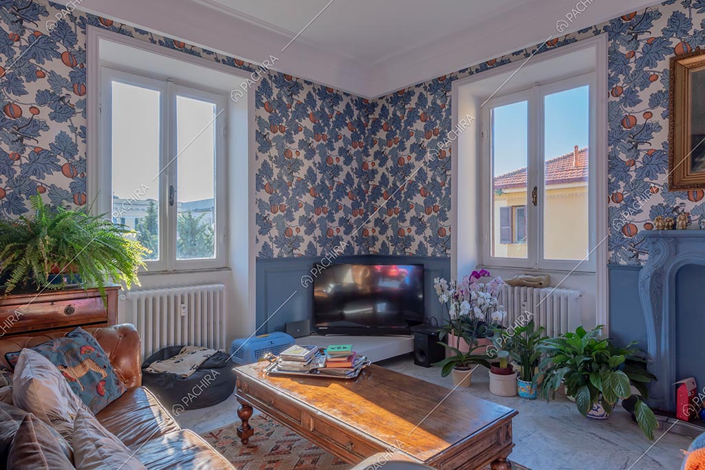 Sala dell'appartamento Zambesi, location in stile eclettico a Roma