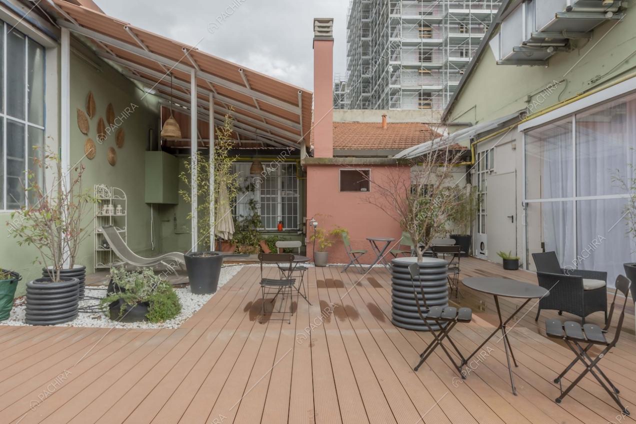 Veranda dello studio Eclipse, location in stile contemporaneo a Milano