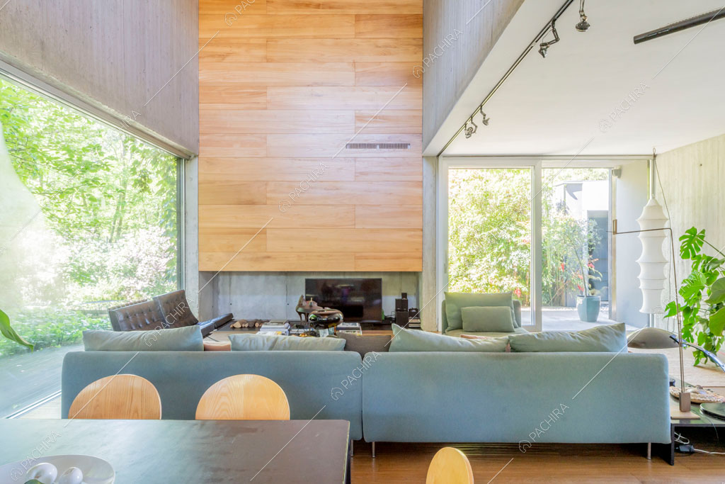 Sala della villa Yukon, location in stile contemporaneo a Pavia