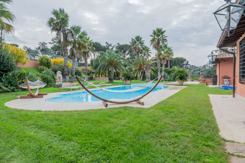 Giardino della villa Sidley, location in stile classico a Roma