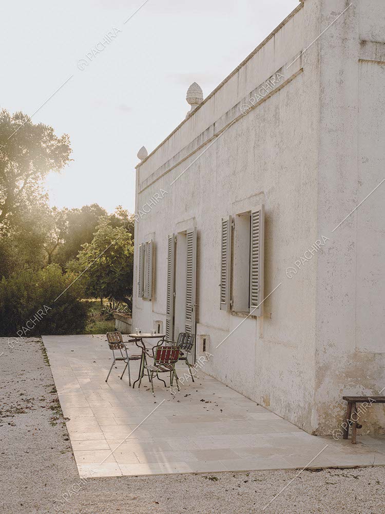 Cortile della masseria Giava, location in stile rustico a Brindisi