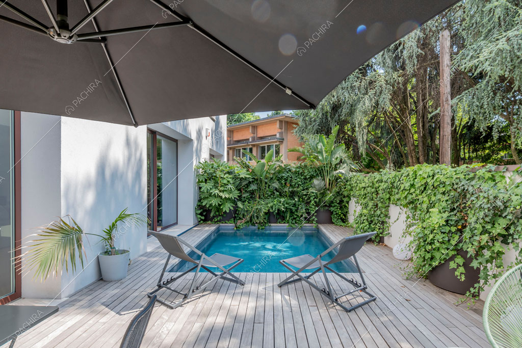 Giardino del loft Fenice, location in stile contemporaneo a Milano