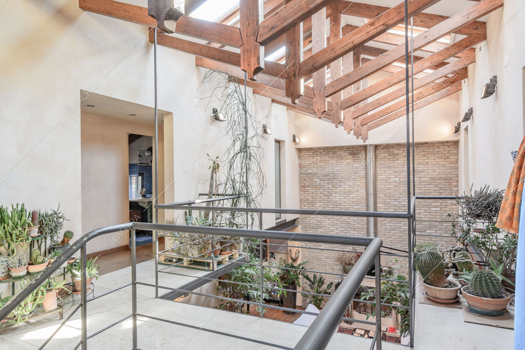 Pianerottolo del loft Mindanao, location in stile contemporaneo a Milano