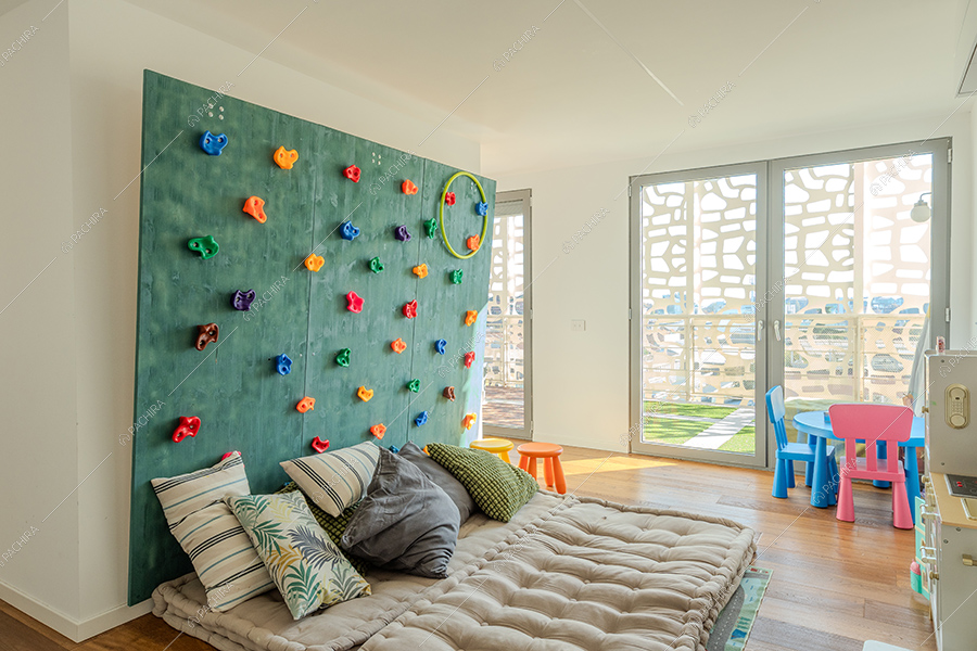 Camera dei bambini dell'appartamento Mimetite, location in stile moderno a Milano