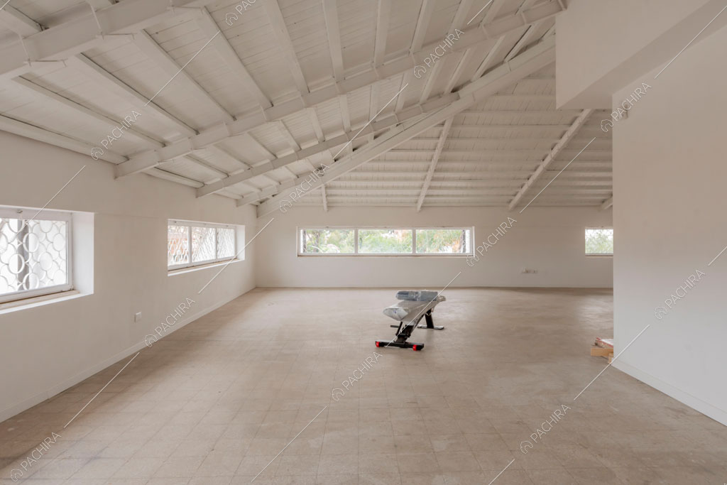 Luminosa stanza della villa Murray, location in stile contemporaneo a Roma